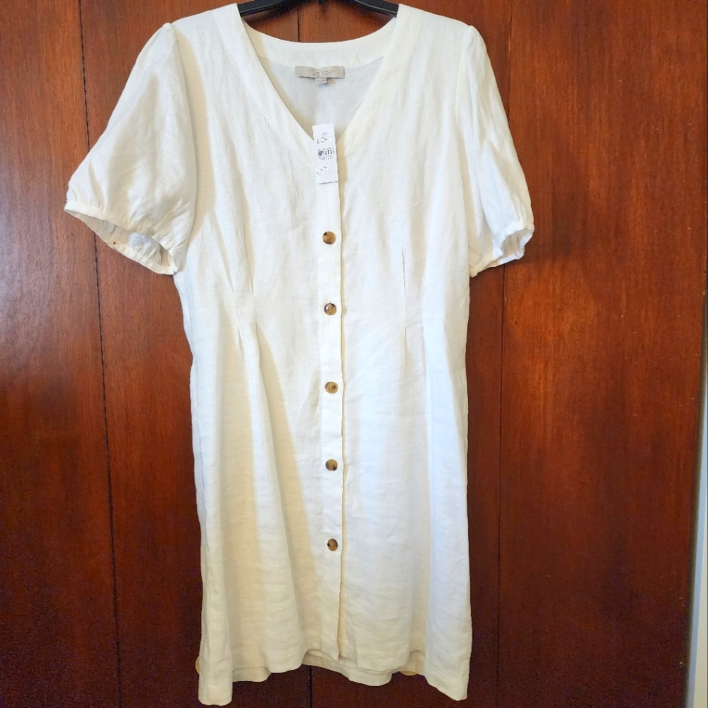 Loft white dress